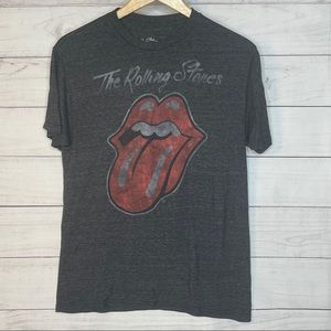 ROLLING STONES Official Merch T-shirt Gray Unisex